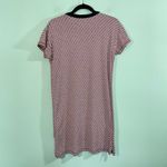 Rag & Bone Jeans Red & Black Diagonal Stripes Short Sleeve T Photo 6