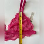 Free People NWOT  Intimately Bright Eyes Pink  Bralette Size S Photo 9