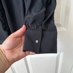 J.Crew Tie-Neck Black Top Size 22 Photo 8