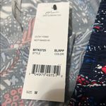 Ny Collection A-Line Midi Skirt in Blue and Red for Resort Wear Photo 2