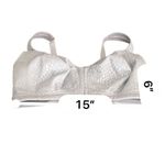 Fashion Bra 38 G Wire Free Smooth Cups front closures Gray Size undefined Photo 6