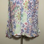 Anthropologie Maeve Bryanna Dolman Sleeve Geometric Blouse Photo 2