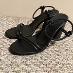 Steve Madden NEW Sandals Harrlow Black Strappy Leather Heels- Size 10 Photo 3