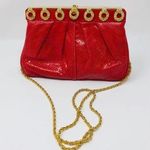 Vtg CARLO FIORI Italy snakeskin evening bag/clutch Photo 0