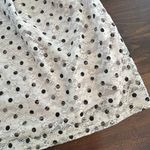 Betsey Johnson White Lace Black Polka Dot Dress 3/4 Sleeve Pretty Y2K Fairy 10 Photo 6