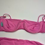 Melissa Odabash Pink‎ Two Piece Bikini Gold Accent Womens Size 8 Summer Vacation Pink Photo 11