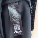 ASOS Maternity Womens Velvet Sparkle Midi Dress Size 8 Black Holiday Glam Party Photo 6