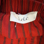 PINSTRIPE MINI DRESS Red Size L Photo 5