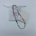 Jennifer Zeuner  Allie Necklace silver herringbone neutral minimalist everyday Photo 2