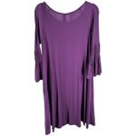 Agnes & Dora  Walker Dress Plum Pop Ruffle Sleeve Midi Dress XS Photo 4