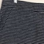 Sandro  Dress Shorts 10 Chino Printed‎ Cotton Black White Pockets Womens Photo 1