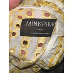 MINKPINK  Embroidered Eyelet Top Women's Small Boho Yellow White Blouse‎ Photo 4