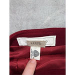 Vintage Deep Wine Red 100% Wool Knee Photo 4