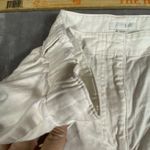 J. Jill Wide Leg Pants 18 White Elastic Linen Cotton Blend Stretch Full Length Size 18P Photo 6