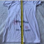 Maternity 4th of July size M red,white,blue pregnancy announcement shirt Photo 3