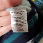 1901 Small  Abstract Plaid Button Front Cardigan Sweater Photo 12