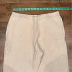 J. Jill Women’s 100% Linen Wide Leg Pants with Pockets in Cream Photo 8