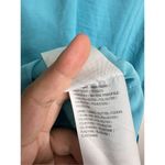 H by Halston  Woven Sleeveless Tunic with Pleated Detail Surf Blue Size 12 Photo 7