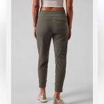 Athleta Trekkie North Olive Green Joggers Pants New with Tag W1290 Sz 12 Photo 1