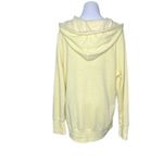 French Laundry French‎ Laundry Yellow Hoodie Zip Front Jacket Sweatshirt Fleece XL Casual NWT Photo 2
