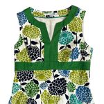 Boden Floral Sleeveless Dress Green Size 8 Photo 2