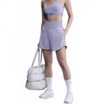 Nike Dri-FIT Ultra High-Waisted 3" Brief-Lined Shorts Lilac Ice Size Medium Photo 8