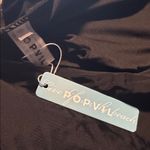 Popvil One Piece Swimsuit Tummy Control Cutout Black Neon Color Block Adj L NWT Size L Photo 4