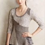 Anthropologie Angels of the North Mixed Media Top Photo 0