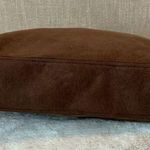 NWOT Bella Russo Faux Suede Slouch Bag 16x12x3.5 Brown Photo 5