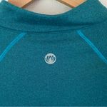 MondettaTeal Blue Athletic Jacket 1/4 Zip Pullover Women's Size Medium Photo 6