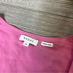 RHODE Gina Tiered Cotton Midi Wrap Dress In Pink XS Photo 5