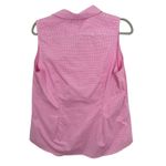 Ralph Lauren Lauren Pink Gingham Sleeveless Button Down Shirt Women's Size L Photo 1