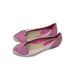 French Sole for Liberty‎ Of London Love Heart Pink Leather Flats Size 40 9.5 Photo 2