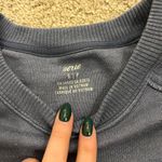 Aerie Cropped Crewneck Sweatshirt Photo 1