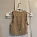 Alphalete  STRATUS CROP TANK linen color size S Photo 3