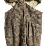 Nanushka Amor Summer Tweed Cut Out Brown Check V Photo 8