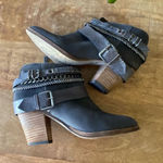 Dolce Vita Yazmin Motorcycle Block Heel Solid Boots for Women Size 7 Gray Photo 0