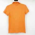 Lilly Pulitzer Womens Preppy Pima Cotton Short Sleeve Polo Shirt Size S Orange Photo 5