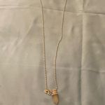 28” to 30” Necklace 1” Quartz Pendant Rhinestones Top Moon Diamond Charm Gold Photo 4