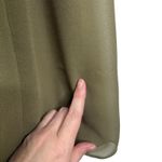 Banana Republic NWT  Tigers Eye Green Strappy Midi Dress Size 10 Spaghetti Strap Photo 13