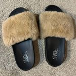 Target Size 9 faux fur slides Photo 1