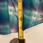 Bit & Bridle  women’s long sleeve plaid western cowboy button-down shirt size XL Photo 8