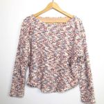 Anthropologie multicolor chenille popcorn sweater Photo 0