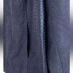 Studio Works Reptile Embossed Jacket with Full Zipper. Charcoal Gray/Black Color Photo 13