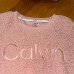 Calvin Klein  Pink Fleece Sweater Photo 1