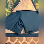Lands' End Plus 22W Tropical Print Skort Blue, Yellow, Pink beach summer tennis Green Photo 4