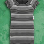 Worthington Size 14  Black and White Knee Length Dress Photo 0