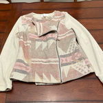 Under Skies Anthropologie  Aztec Moto Jacket‎ Photo 0
