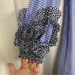 Alexis Miquela Blue Gingham Plaid Mini Dress Sz.XS Photo 9