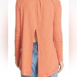 Free People we the Free Split Back Turtleneck Lightweight Sweater Size Large Photo 1